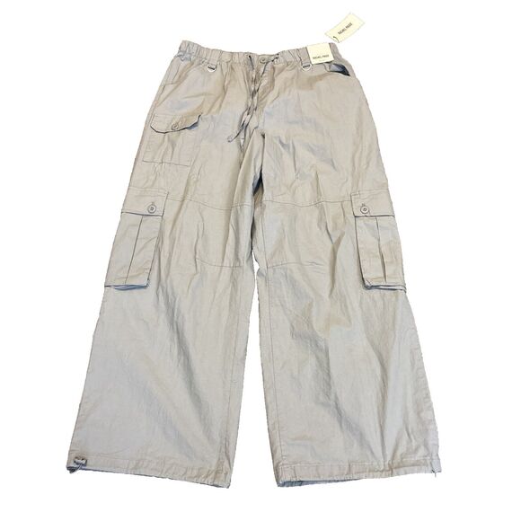 Rachel Paige Pants Women’s XL Gray Wide Leg Stretch Cargo Casual - Picture 1 of 9